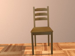 ikea jokkmokk chair 3Dモデル