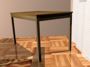 ikea jokkmokk table 3Dモデル