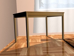 ikea jokkmokk table 3Dモデル