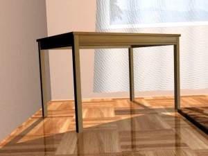 ikea jokkmokk table 3D Model