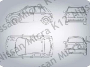 日産 マイクラ K12 3Dモデル