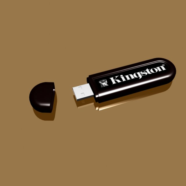 kingston usb Modelo 3D .c4d .max .obj .3ds .fbx .stl .blend 