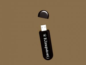 kingston usb 3D Model