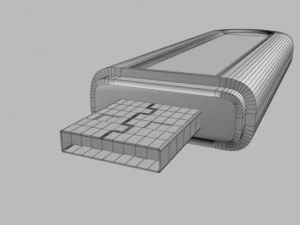 kingston usb 3D Model