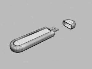 kingston usb 3D Model