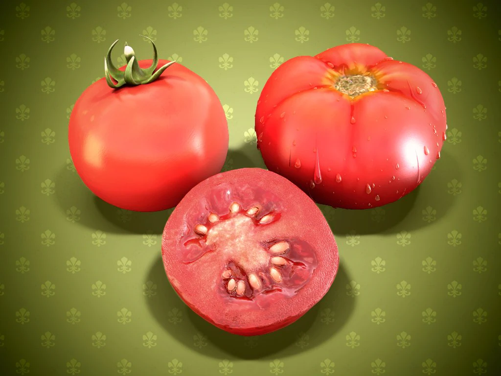 tomatoes 3D Model .c4d .max .obj .3ds .fbx .stl .blend 