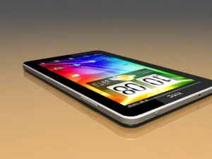 HTC Flyer 平板电脑 3D 模型