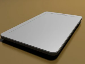 HTC Flyer 平板电脑 3D 模型