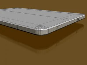 HTC Flyer 平板电脑 3D 模型