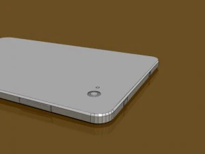 HTC Flyer 平板电脑 3D 模型