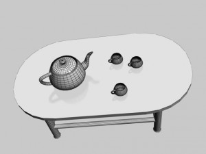 table 3D मॉडल