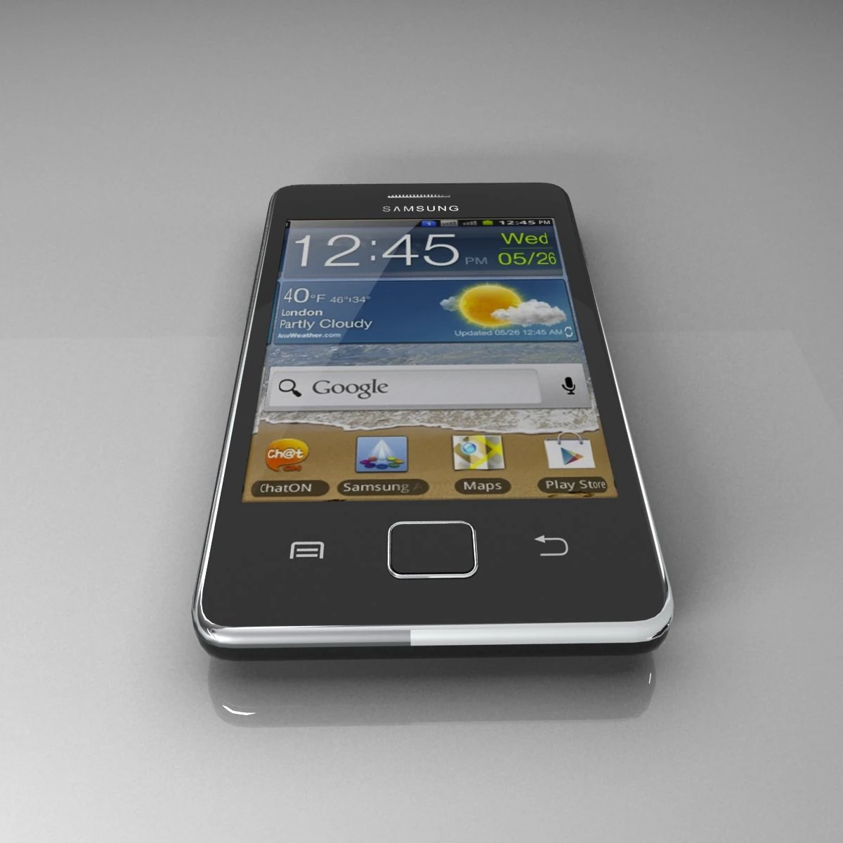 samsung galaxy ace duos 3D Model .c4d .max .obj .3ds .fbx .stl .blend 