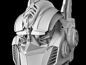 Голова робота Оптимус Прайм 3D Модель