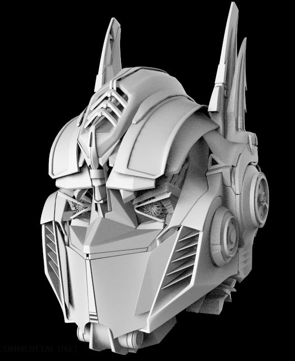Robot Optimus Prime Head 3d Model In Fantasy 3dexport