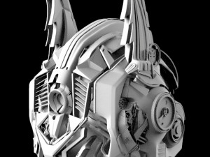 Robot optimus prime head 3Dモデル
