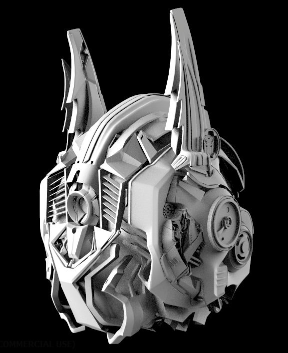 Robot Optimus Prime Head 3d Model In Fantasy 3dexport
