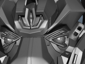 Robot head Modelo 3D