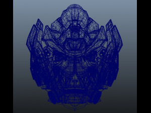 Robot head Modelo 3D