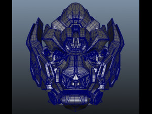 Robot head Modelo 3D