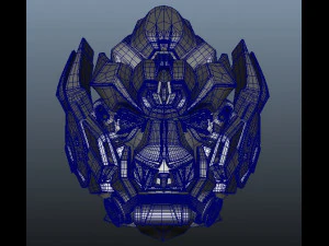 Robot head 3D Model