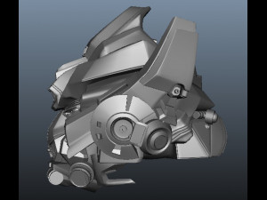 Robot head Modelo 3D