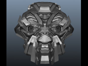 Robot head Modello 3D