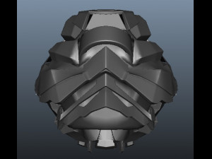 Robot head Modello 3D