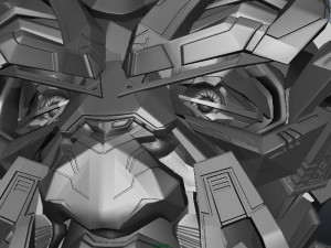Robot head Modello 3D
