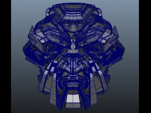 Robot head Modello 3D