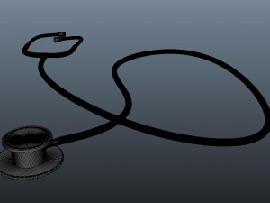 Doctor Earphones Medical Equipment 3D Model