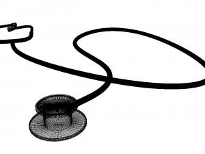 Doctor Earphones Medical Equipment 3D Model