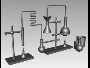 Laboratory Equipment Model 3D