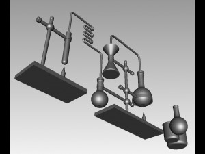 Laboratory Equipment 3D Model