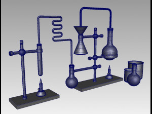 Laboratory Equipment 3D Model