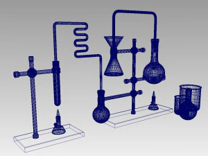 Sprzęt laboratoryjny Model 3D