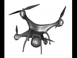 Quadcopter Drone Modello 3D