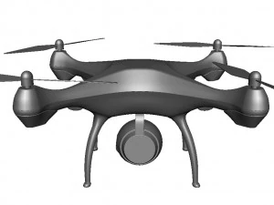 Quadcopter Drone 3D Model