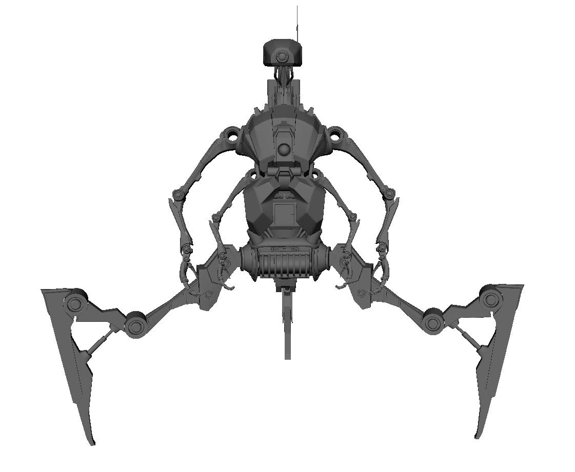 Robot Android Medical 3D Model .c4d .max .obj .3ds .fbx .stl .blend 