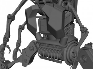 Robot Android Medical Model 3D