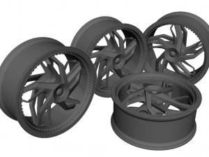 Колеса Автомобільні диски 3D Модель