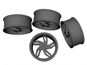 Wheels Car Rims Model 3D