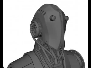 Robot Droid 3D Model