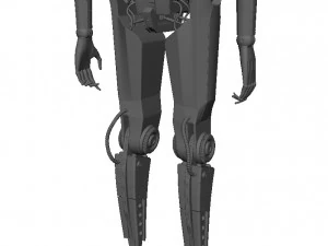 Robot Droid 3D Model