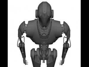 Robot Droid 3D Model