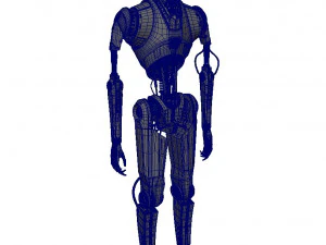 Robot Droid 3D Model