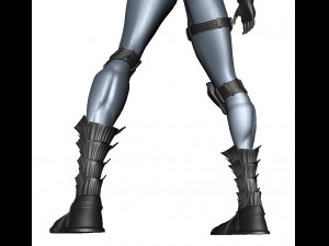 Girl Assassin Fighter 3D Model