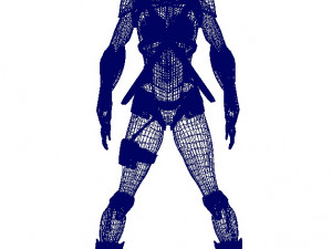 Girl Assassin Fighter 3D Model