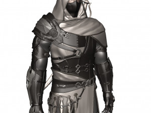 Man Assassin Fighter Modelo 3D