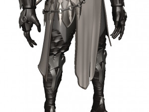 Man Assassin Fighter Modelo 3D