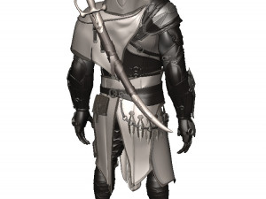 Man Assassin Fighter Modelo 3D